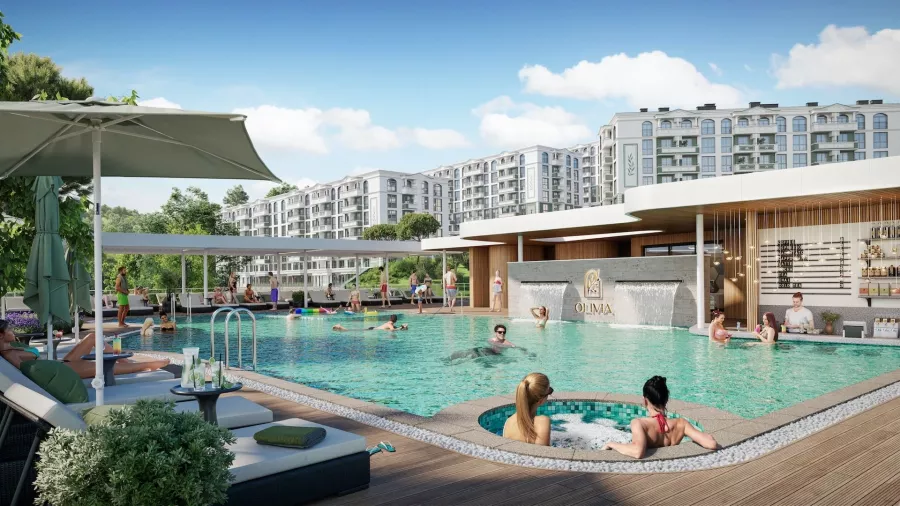 ЖК Olivia (Оливия) в Сочи: Жилой комплекс , Квартиры , Детская площадка , Парковка,