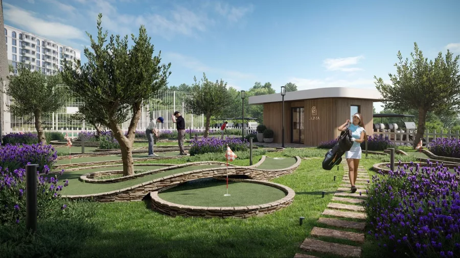 ЖК Olivia (Оливия) в Сочи: Жилой комплекс , Квартиры , Детская площадка , Парковка,