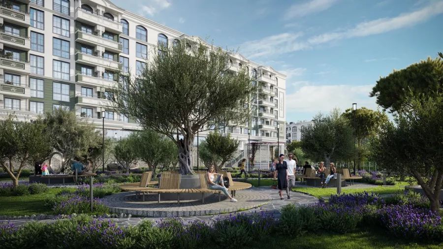 ЖК Olivia (Оливия) в Сочи: Жилой комплекс , Квартиры , Детская площадка , Парковка,