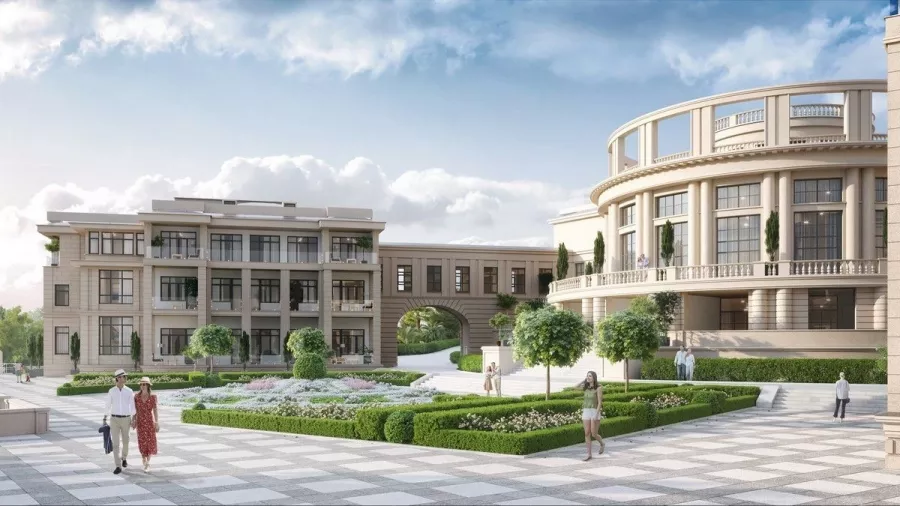 ЖК Grand Royal Residence (Гранд Роил Резиденс) в Сочи: Жилой комплекс , Жильё , Квартиры , Парковка , Детская площадка , Лифт,