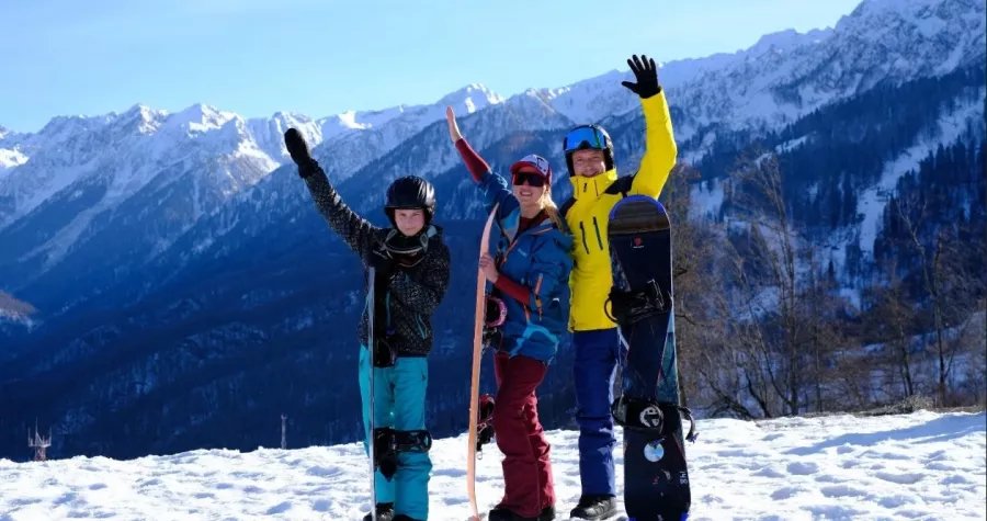 Горнолыжная школа Alpineschool  в Красной Поляне: Хобби, Велосипед, Туризм, Сапсерф, Сноуборд,