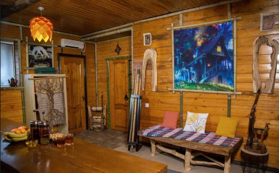 Баня  Бамбук в Красной Поляне: Баня, Комната отдыха, Сауна, Купели,