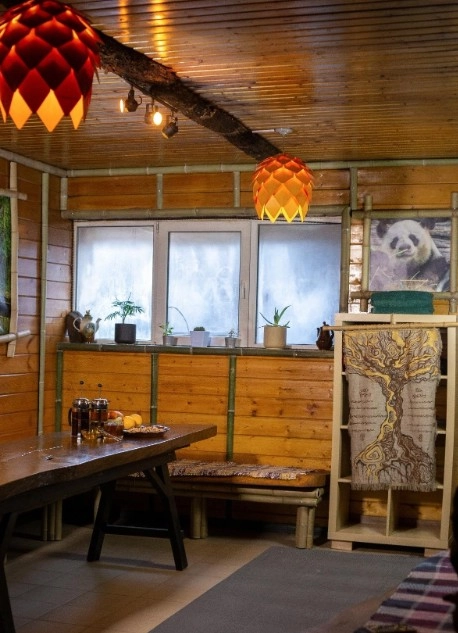 Баня  Бамбук в Красной Поляне: Баня, Комната отдыха, Сауна, Купели,