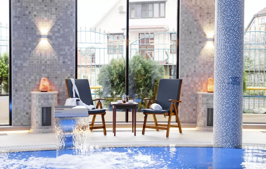 Фитнес-зал Wind Rose Hotel&SPA в Сочи: SPA, Тренажерный зал, Развиваться, Фитнес, Йога, Сауны, Зумба, Прачечная, Аквааэробика, Джампинг,