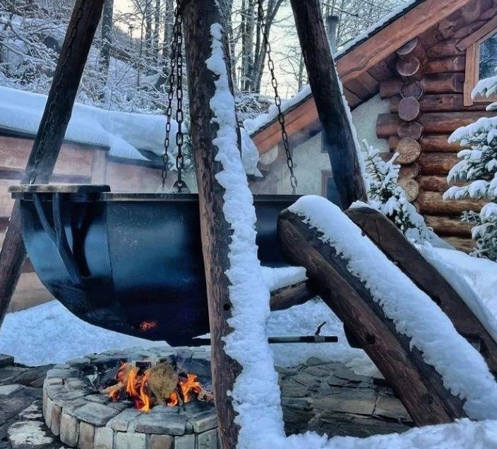 Банный SPA-комплекс Espas  в Красной Поляне: Баня, Набережная , Купели, Чай, Wi-Fi,