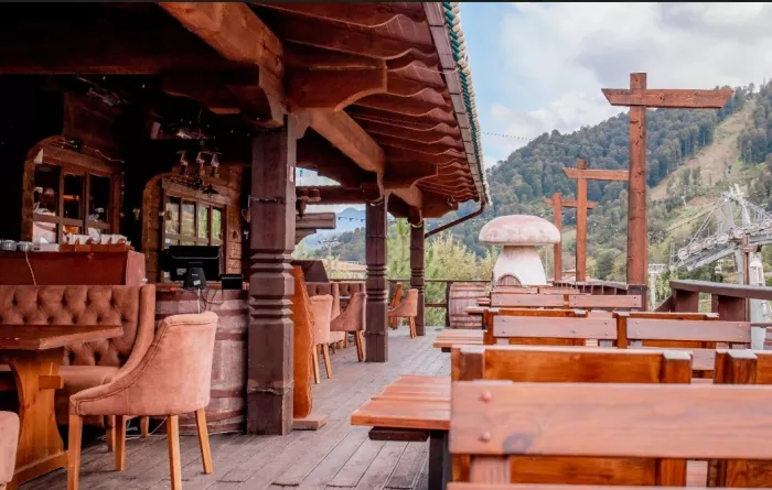 Ресторан Белый гриб  в  Красной Поляне