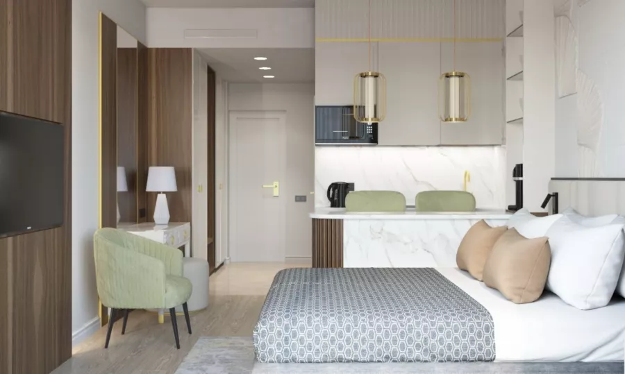 ЖК Wyndham Sochi Hotel в Сочи: Жилой комплекс , Жильё , Квартиры , Парковка , Детская площадка , Новостройки ,