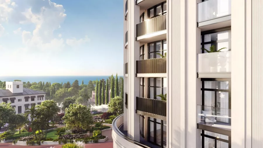 ЖК Radisson Collection Hotel, Sochi в Сочи: Новостройки , Жилой комплекс , Жильё , Квартиры , Парковка , Детская площадка ,