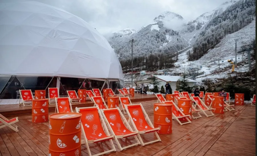 Бар Apres ski в Красной Поляне: Гриль-бары, Заказ столиков, Заказ навынос, Детское меню, Летняя терраса,