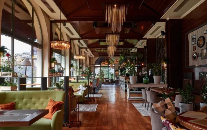 Ресторан Каштан  в  Красной Поляне