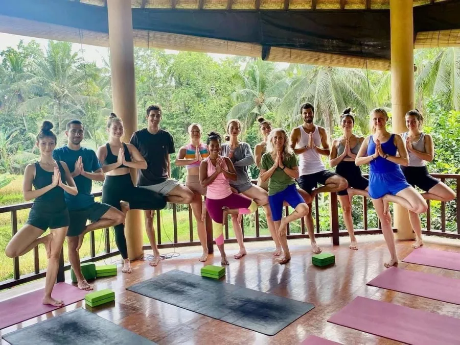 Студия Йоги Ubud Yoga House в Бали: Йога, Медитация , Растяжка , Джунгли, Jungles, Yoga, Meditation , Stretching ,