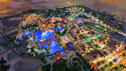 Тематический парк IMG Worlds of Adventure в Дубаи