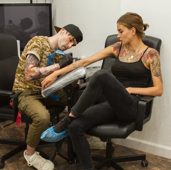 Тату салон First Ink Studio  в  Дубаи