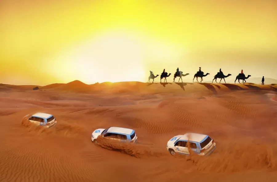 Сафари Desert Safari в Дубаи: Дюны, Пустыня, Автопутешествие , Барханы, Чилим, Всей семьей,