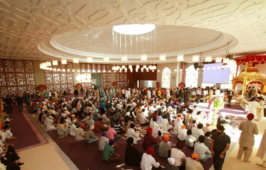 Религиозная достопримечательность Guru Nanak Darbar Sikh Temple в Дубаи: Религия, Храм, Ислам, Вера, Faith, Religion,