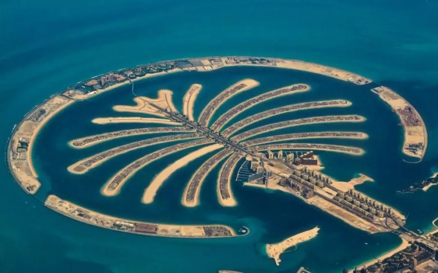 Острова Palm Jumeirah в Дубаи: Острова, Отель, Возле воды, Water, Island, Достопримечательность,