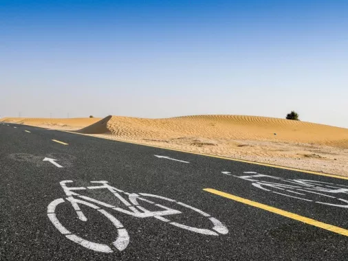 Велотрассы "Al Qudra Cycle Path"