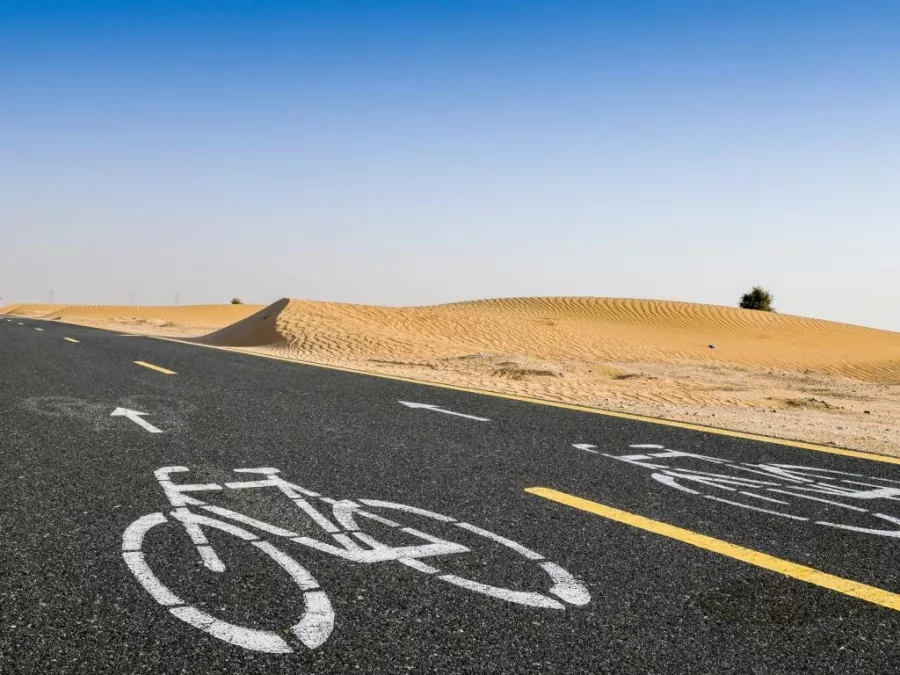 Велотрассы Al Qudra Cycle Path в Дубаи: Велосипед, Прогулка, Развиваться, Bike, Sports, Walk,