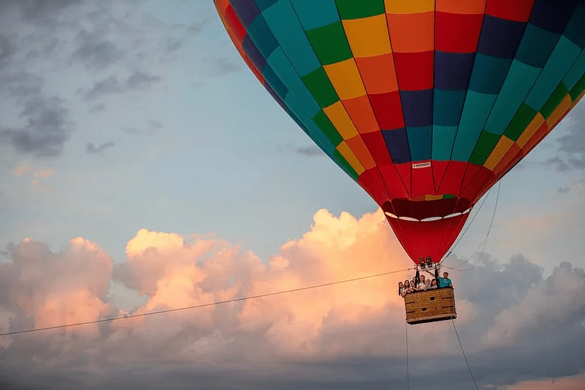 Полет на воздушном шаре Hot Air Balloon Uae в Дубаи: Воздушный шар, Полет, Экстрим, Balloon, Aeroclub, Extreme,