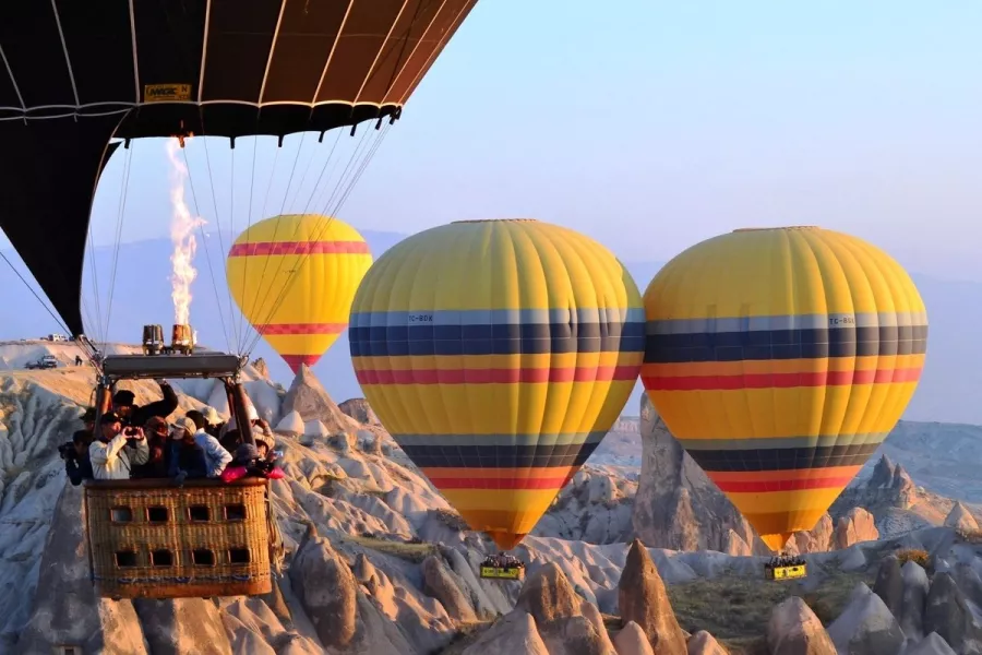Полет на воздушном шаре Palm Monorail в Дубаи: Воздушный шар, Полет, Экстрим, Balloon, Aeroclub, Extreme,