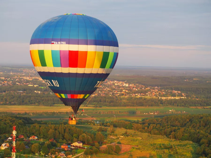 Полет на воздушном шаре Palm Monorail в Дубаи: Воздушный шар, Полет, Экстрим, Balloon, Aeroclub, Extreme,