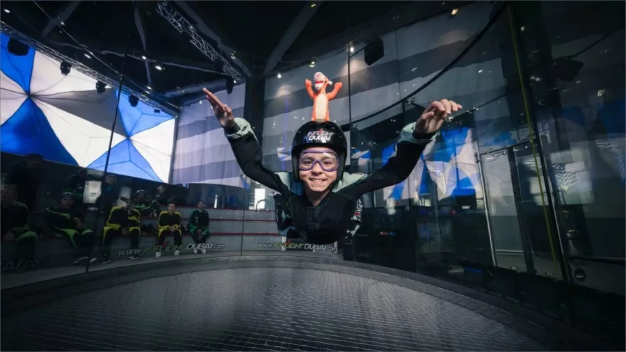 Аэроклуб Inflight Dubai Indoor Skydiving в Дубаи: Аэроклуб, Полет, Экстрим, Flight, Aeroclub, Extreme,