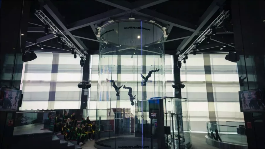 Аэроклуб Inflight Dubai Indoor Skydiving в Дубаи: Аэроклуб, Полет, Экстрим, Flight, Aeroclub, Extreme,