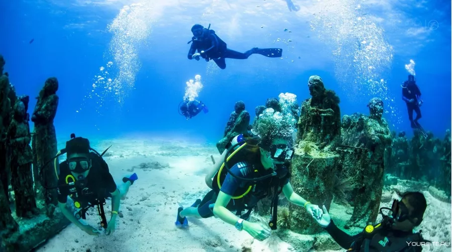 Дайвинг Deep Dive Dubai в Дубаи: Дайвинг, Плавание, Рыбы, Fish, Diving, Swimming,