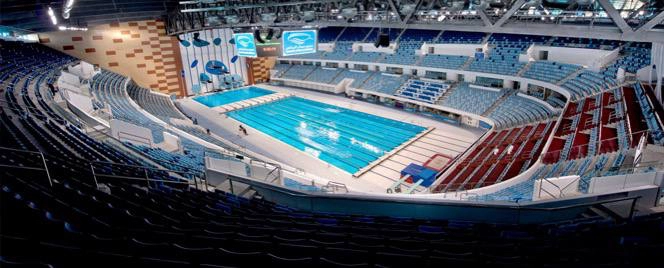 Спортивный комплекс Hamdan Sports Complex в Дубаи: Развиваться, Спортивный комплекс , Бассейн , Велотренировки, Тренажёрный зал , Водное Поло, Water polo, Sport, Следить за здоровьем,