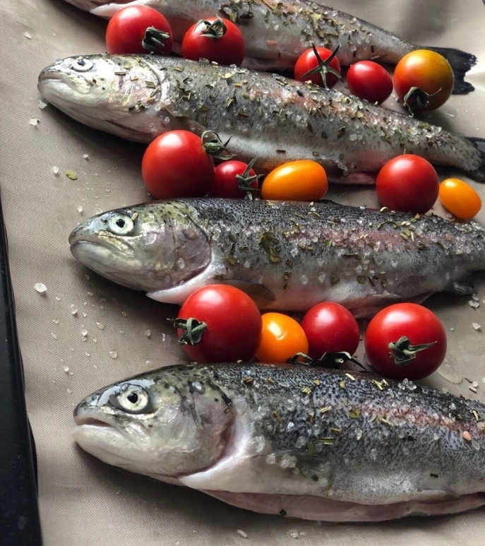 Форелевая ферма Фермерская форель в Екатеринбурге: Морепродукты, Рыба, Продуктовый, Икра, Фишмаркет, Банные закуски, Покушать,