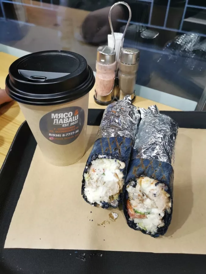 Кафе быстрого питания Мясо&Лаваш на Крымской в Геленджике: Шаурма, Гирос, Шашлык, Доставка, Напитки, Фастфуд, Шаверма, Вкуснаяеда, Картошка,