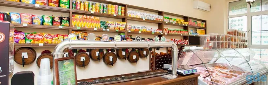 Магазин Хадыжи на Крымской в Геленджике: Пиво, Снековая продукция, Банные закуски, Морепродукты, Рыба, Разливной сидр, Безалкогольные напитки,