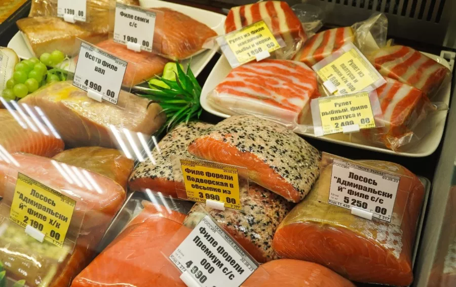 Магазин Море рыбы на Красноармейской в Ростове-на-Дону: Покушать, Морепродукты, Рыба, Икорный магазин, Фишмаркет, Банные закуски, Деликатесы,