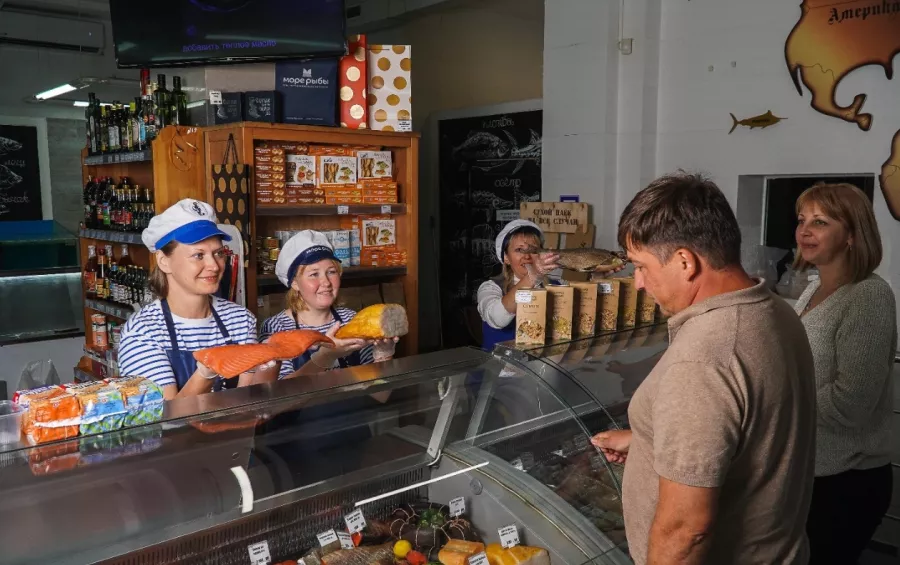 Магазин Море рыбы на Портовой в Ростове-на-Дону: Покушать, Морепродукты, Деликатесы, Рыба, Банные закуски, Икорный магазин, Фишмаркет,