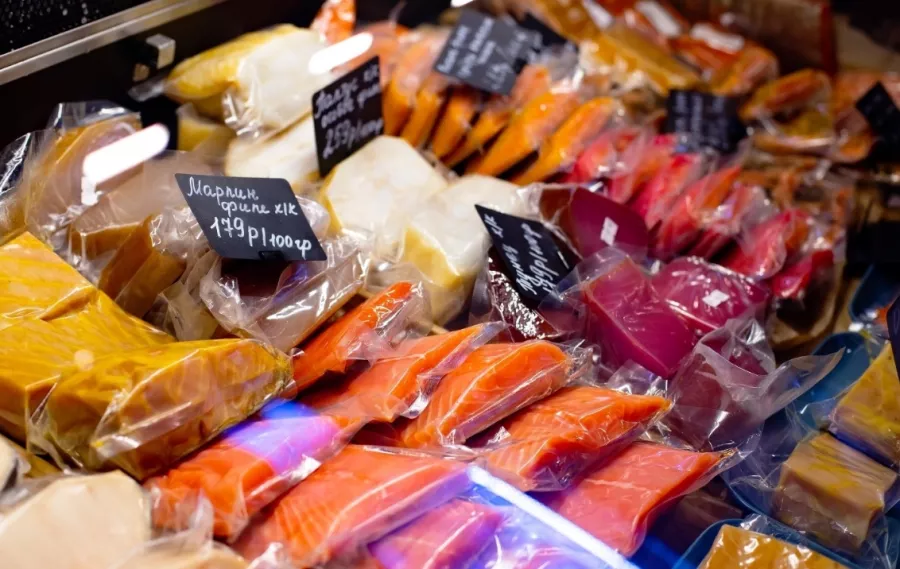 Магазин More Fish`ka на Социалистической в Ростове-на-Дону: Покушать, Икорный магазин, Фишмаркет, Банные закуски, Рыба, Деликатесы, Морепродукты,