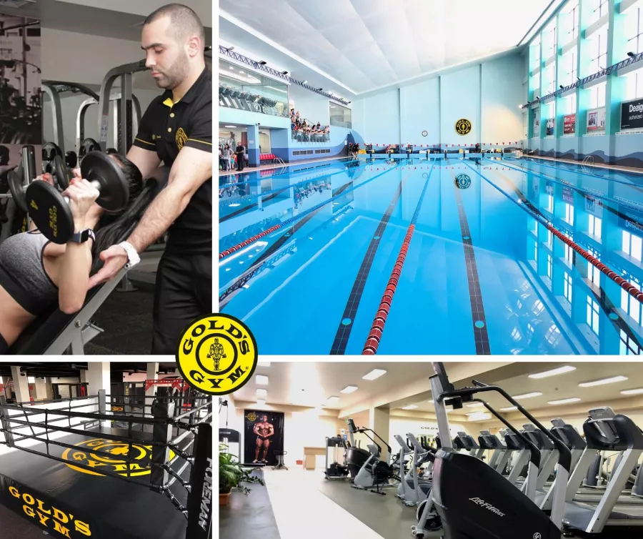 Спортивный комплекс Gold`s Gym в Ереване: Фитнес, Тренажеры, Тренировка, Персональный тренер, Бассейн, Йога, Стретчинг , Групповые тренировки, Пилатес, Аэробика,