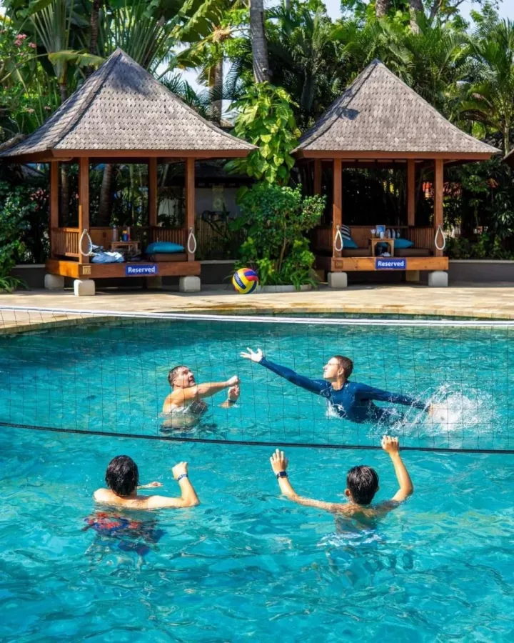 Аквапарк Waterbom Bali в Бали: Аквапарк, Горки, Бар, Сёрфинг, Aqua park , Slides, Bar, Surfing ,