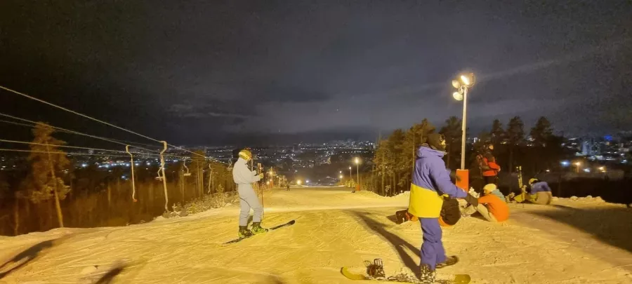 Спортивный комплекс Уктус в Екатеринбурге: Спорт, Лыжи, Снег, Зима, Школа,