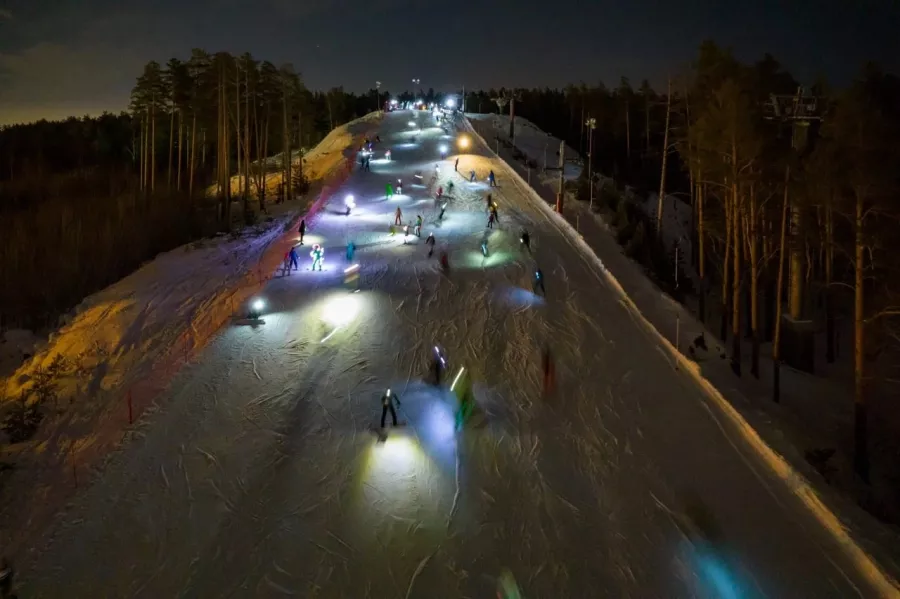 Спортивный комплекс Уктус в Екатеринбурге: Спорт, Лыжи, Снег, Зима, Школа,