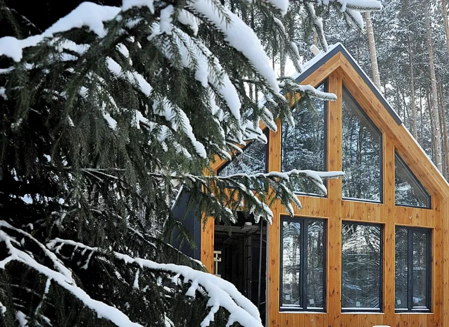 Горнолыжный курорт Гора Лиственная в Екатеринбурге: Школа, Тренировка, Снег, Зима, Лыжи,