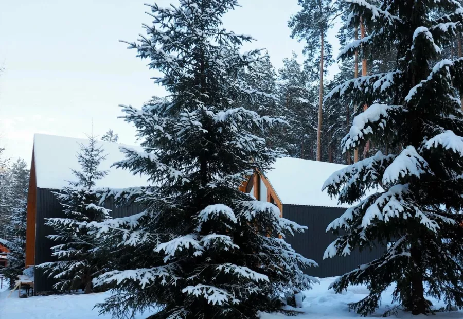 Горнолыжный курорт Гора Лиственная в Екатеринбурге: Школа, Тренировка, Снег, Зима, Лыжи,