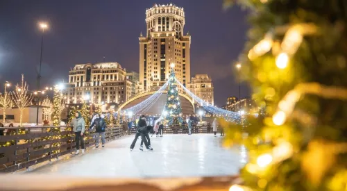 Каток MEGAICE в ТЦ Павелецкая Плаза  в  Москве