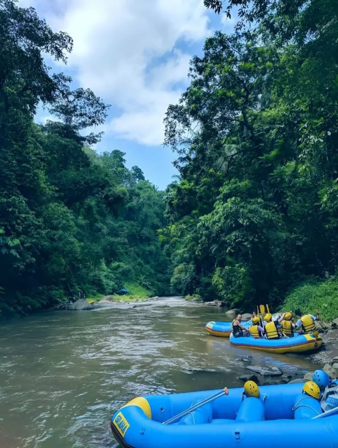 Рафтинг Ubud Рафтинг Bali в Бали: Рафтинг, Rafting, Квадроцикл, Водопад, ATV, Waterfall, Река, River,