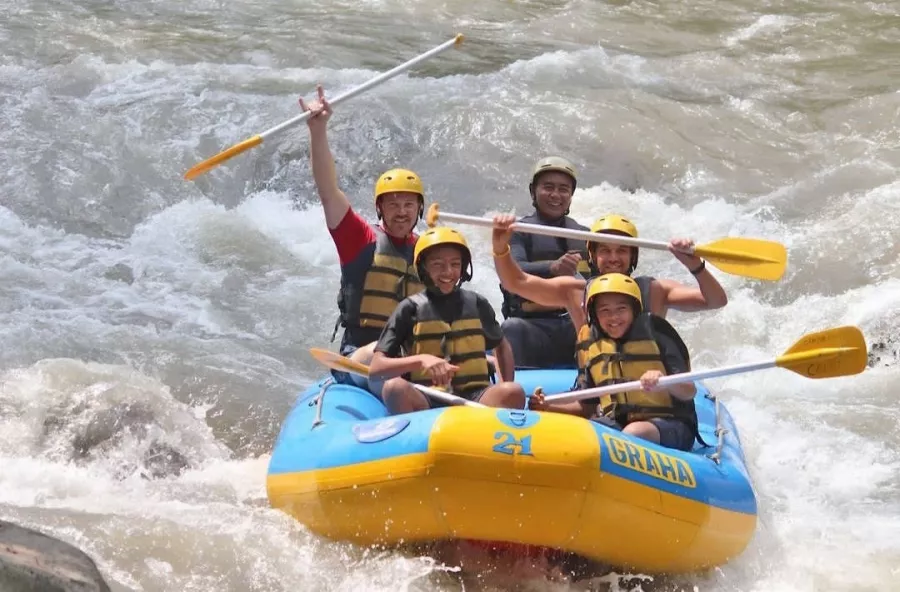 Рафтинг Ubud Рафтинг Bali в Бали: Рафтинг, Rafting, Квадроцикл, Водопад, ATV, Waterfall, Река, River,