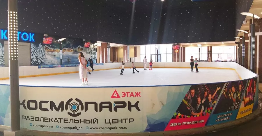 Каток ТРЦ РИО в Нижнем Новгороде: Каток, Лед, Коньки, Зима, Фигурное катание,