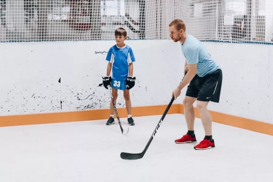 Центр хоккея Sporty People в Казани: Хоккей, Лед, Коньки, Каток, Зима, Зимний спорт, Зимнийкостюм, Тренировка,