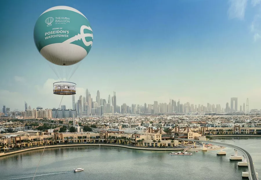 Аттракцион The Dubai Balloon в Дубаи: Воздушный Шар , Полёт, На свежем воздухе, Air Balloon , Balloon 🎈 , Trip , Sky,