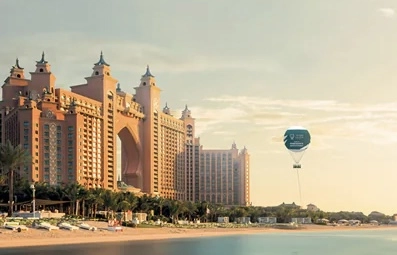 Аттракцион The Dubai Balloon в Дубаи: Воздушный Шар , Полёт, На свежем воздухе, Air Balloon , Balloon 🎈 , Trip , Sky,