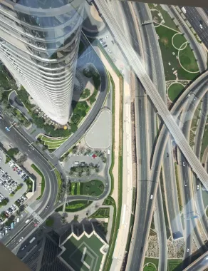 Смотровая площадка и аттракцион "Sky Views Dubai"