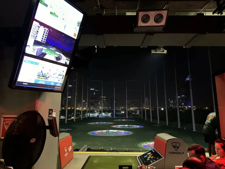 Спортивно-развлекательный комплекс Topgolf Dubai в Дубаи: Гольф, Я Гольфист , Golf , ⛳️ , 🏌️♀️ , Развиваться, Игра, Sport, Game, Развлечение,